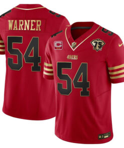 Fred Warner San Francisco 49ers Throwback Vapor Limited Jersey – 75th Anniversary Patch