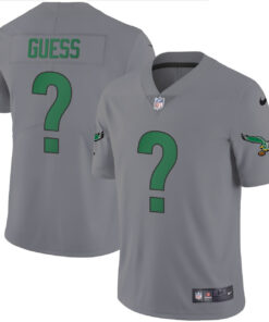 Guess Philadelphia Eagles Gray Jersey - All Stitched