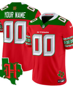 Houston Texans 2024 Christmas Vapor Limited Jersey - All Stitched