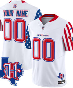 Houston Texans American Style Vapor Limited Custom Jersey - All Stitched