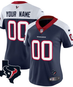 Houston Texans Vapor Limited Custom Jersey - All Stitched