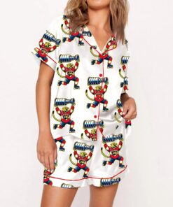Women's America Hockey Florida Panthers Stanley Cup Champion Satin Pajama Set