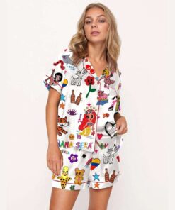 Manana Sera Bonito Satin Pajama Set