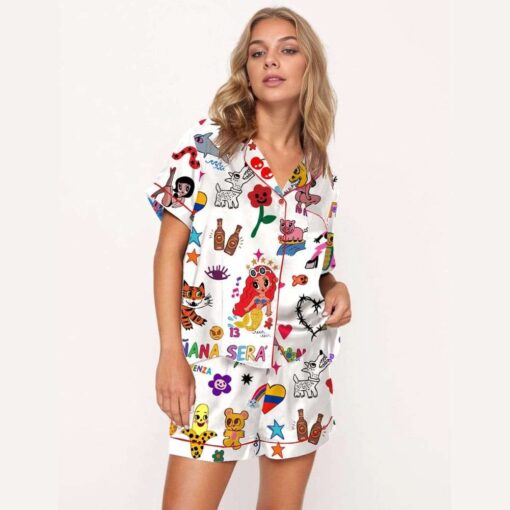 Manana Sera Bonito Satin Pajama Set
