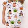 Women's 90's Nostalgic Halloween Nugs Print Pajama Set