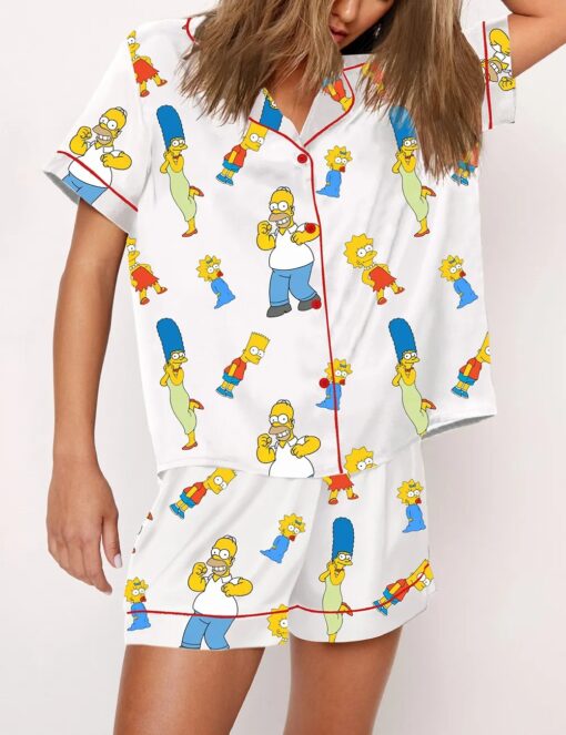 Women's The Simpsons Satin Pajama Set - Image 3