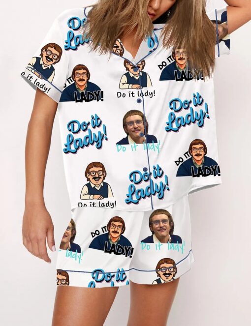 Women’s Chit Do It Lady Satin Pajama Set - Image 3