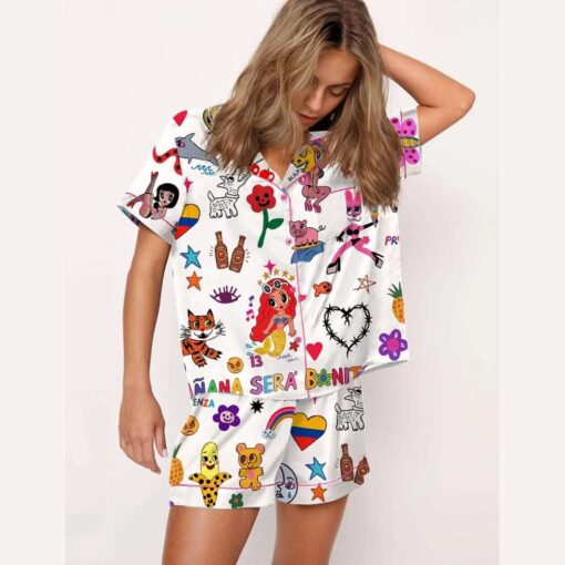 Manana Sera Bonito Satin Pajama Set - Image 4
