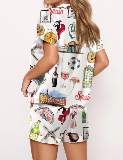 Barcelona Spain Travel Pajama Set - Image 3