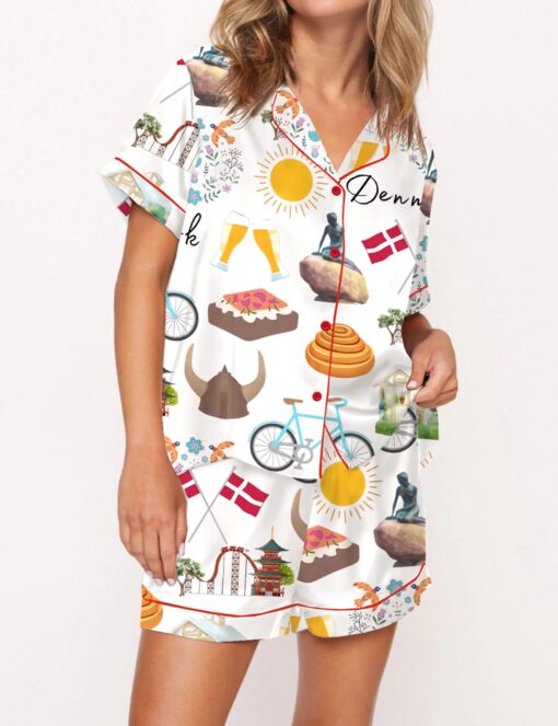 Denmark Silky Satin Pajama Set For Women