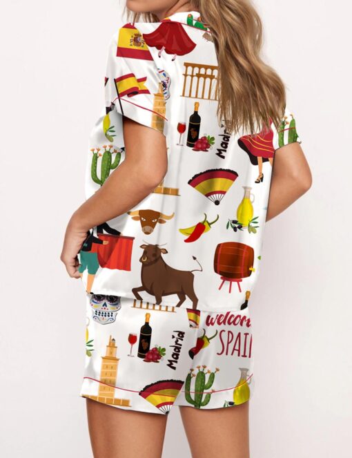 Spain Travel Europe Pajama Set - Image 2