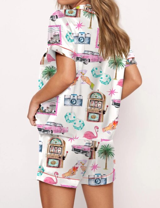 Las Vegas Satin Pajama Set For Women - Image 4