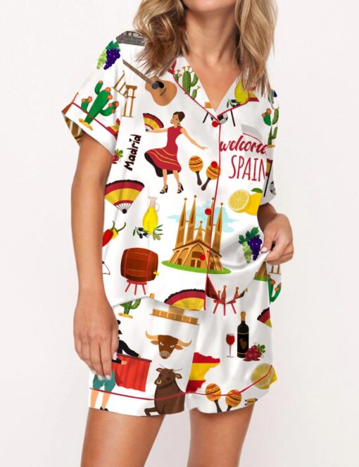 Spain Travel Europe Pajama Set - Image 3