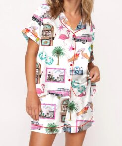 Las Vegas Satin Pajama Set For Women