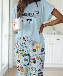 Stars Hollow Casual Pajama Set For Women