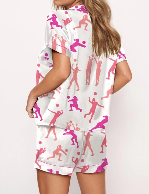 Volleyball Satin Pajama Set - Image 3