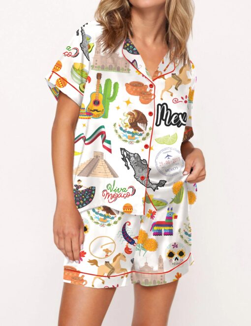 Mexico Satin Pajama Set For Women