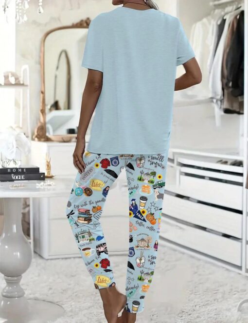Stars Hollow Casual Pajama Set For Women - Image 3