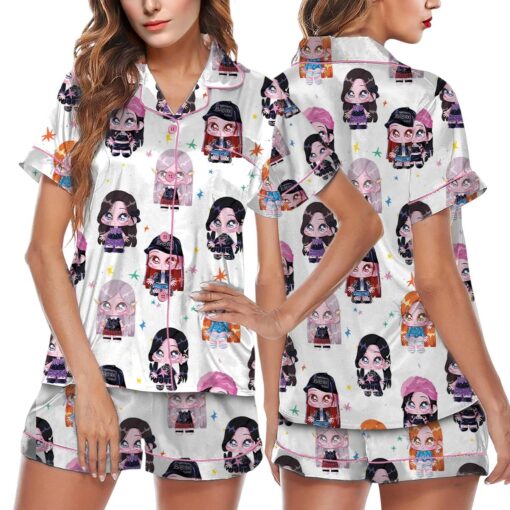 Baby Monster Satin Pajamas Set