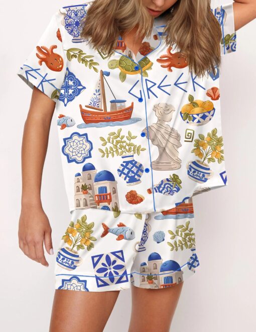 The Kentucky Derby Satin Pajama Set For Women - Image 3
