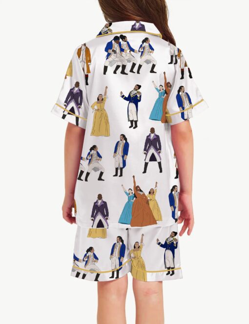 Hamilton Silky Satin Pajama Set For Kids - Image 3