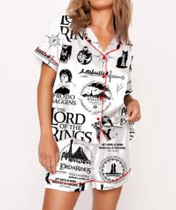 Women's Lord Of The Rings Satin Pajama Set