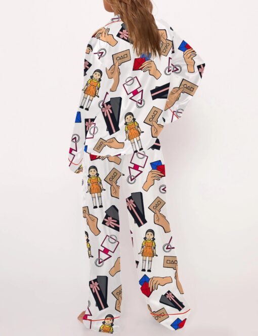 Squid Games Satin Pajama Set For Women - Image 6