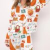 Life Of A Showgirl Silky Satin Pajama Set For Women