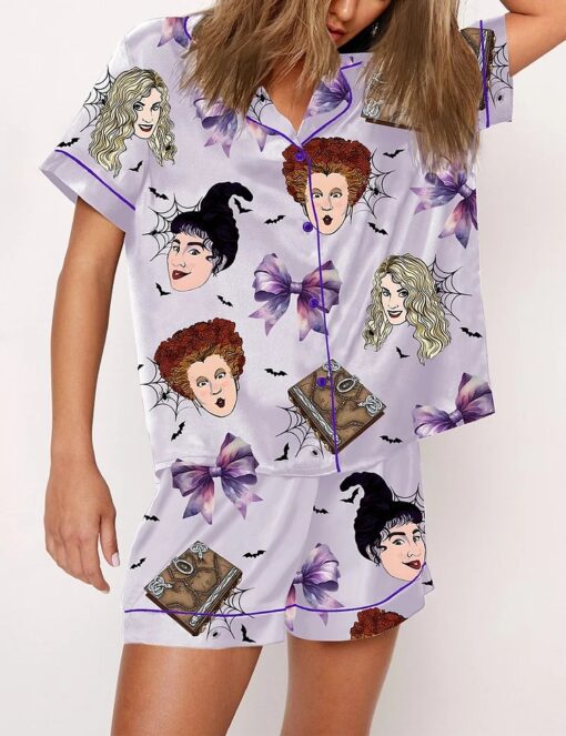Hocus Pocus Halloween Satin Pajama Set - Image 3
