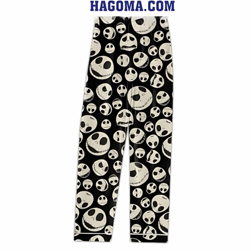 The Nightmare Before Christmas Jack Skellington Skull Polyester Pajamas Set - Image 3