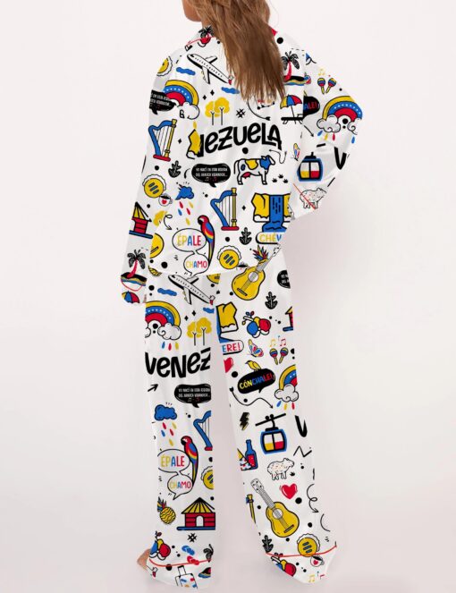 Venezuela Satin Pajama Set For Women - Image 7