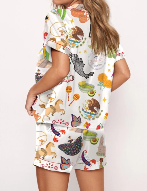 Mexico Satin Pajama Set For Women - Image 4