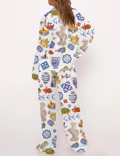 The Kentucky Derby Satin Pajama Set For Women - Image 8