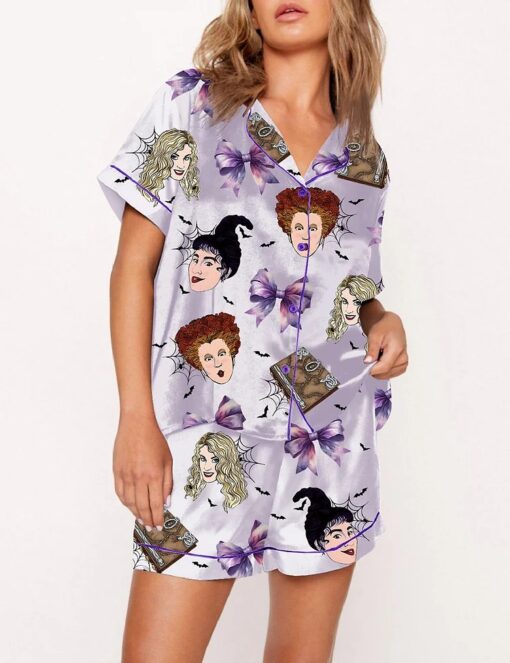 Hocus Pocus Halloween Satin Pajama Set - Image 4