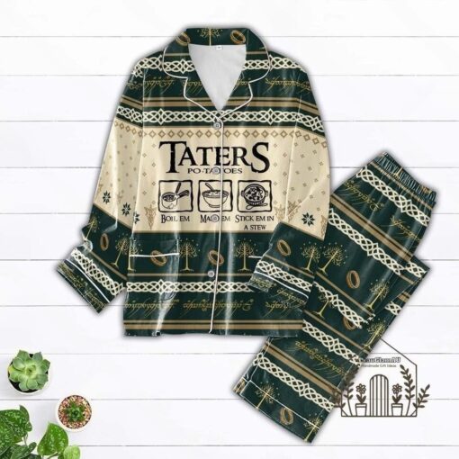 Lord Of The Ring Pajamas, Potato Taters Pajamas, Movie Pajamas, Lord Of The Ring
