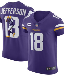Justin Jefferson Minnesota Vikings Purple F.U.S.E. Jersey - Stitched