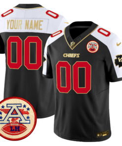 Kansas City Chiefs 2024 Lamar Hunt Patch Vapor Limited Custom Jersey - All Stitched