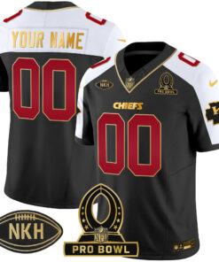 Kansas City Chiefs 2024 Pro Bowl Patch Vapor Jersey - All Stitched