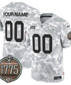 Kansas City Chiefs 2024 Salute to Service Establishment Year Patch Vapor Limited Custom Jersey - All Stitched