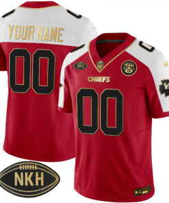 Kansas City Chiefs NKH Patch 2023 Vapor Limited Custom Jersey - All Stitched