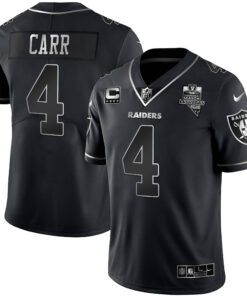 Las Vegas Raiders Black Silver Vapor - All Stitched