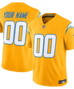 Los Angeles Chargers 2025 Alternate Charger Power Vapor Limited Custom Jersey - All Stitched