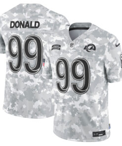 Los Angeles Rams 2024 Salute to Service Vapor Limited Jersey - Arctic Camo - All Stitched