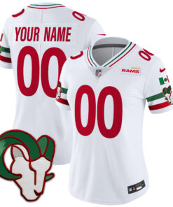Los Angeles Rams Mexico Vapor Limited Custom Jersey - All Stitched
