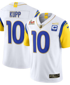 Los Angeles Rams Super Bowl LVI Vapor Gold Trim Jersey - All Stitched