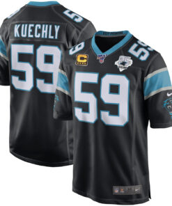 Luke Kuechly Carolina Panthers Black Jersey - All Stitched