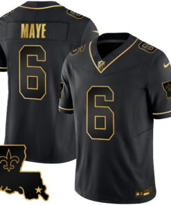 Marcus Maye New Orleans Saints 1987 Legacy Gold Vapor Jersey - All Stitched