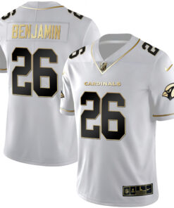 Men's Arizona Cardinals Black Gold & White Gold Vapor Limited Jersey - All Stitched
