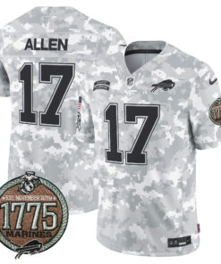 Men's Buffalo Bills 2024 Salute to Service Establishment Year Patch Vapor Limited Jersey - All Stitched
