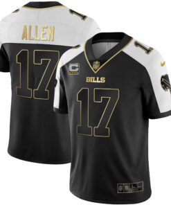 Men's Buffalo Bills Alternate Vapor Black Gold & Black Inverted Limited - All Stitched